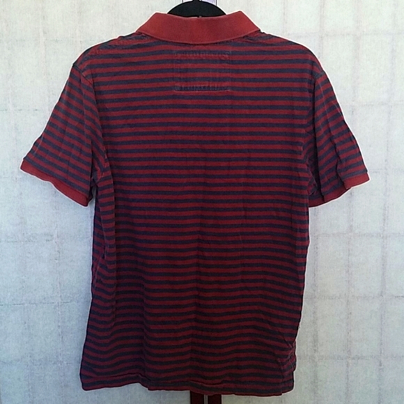 Vintage American Eagle Blue and red short-sleeved polo shirt. Men's size M. - Picture 2 of 2